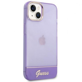 Guess GUHCP14MHGCOU iPhone 14 Plus 6.7 &quot;violet / purple hardcase Translucent