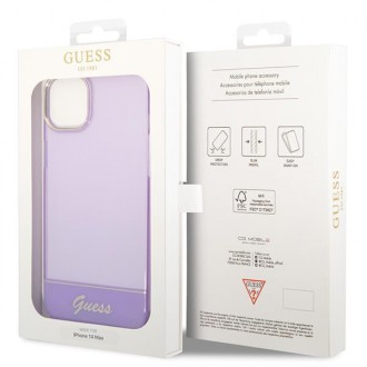 Guess GUHCP14MHGCOU iPhone 14 Plus 6.7 &quot;violet / purple hardcase Translucent