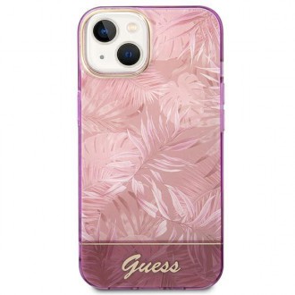 Guess GUHCP14MHGJGHP iPhone 14 Plus 6.7 &quot;pink / pink hardcase Jungle Collection