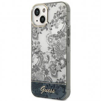 Guess GUHCP14MHGPLHG iPhone 14 Plus 6.7 &quot;gray / gray hardcase Porcelain Collection