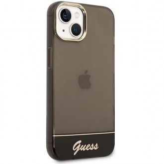 Guess GUHCP14SHGCOK iPhone 14 6.1 &quot;black / black hardcase Translucent