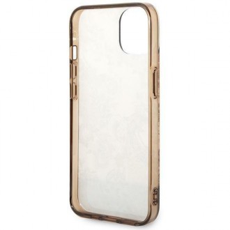 Guess GUHCP14SHGPLHC iPhone 14 6.1 &quot;ocher hardcase Porcelain Collection