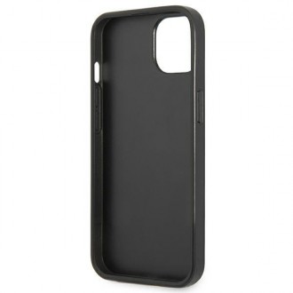 Guess GUHCP14SPSATLK iPhone 14 6.1 &quot;black / black hardcase SaffianoTriangle Logo