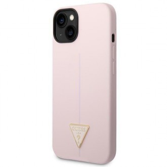 Guess GUHCP14SSLTGU iPhone 14 6.1 &quot;purple / purple hardcase Silicone Triangle