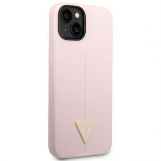 Guess GUHCP14SSLTGU iPhone 14 6.1 &quot;purple / purple hardcase Silicone Triangle