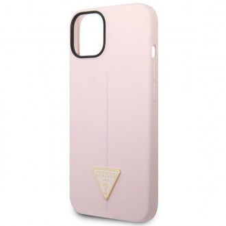 Guess GUHCP14SSLTGU iPhone 14 6.1 &quot;purple / purple hardcase Silicone Triangle