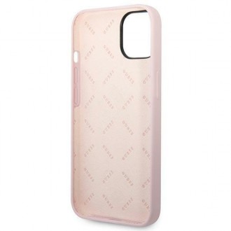 Guess GUHCP14SSLTGU iPhone 14 6.1 &quot;purple / purple hardcase Silicone Triangle