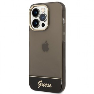 Guess GUHCP14XHGCOK iPhone 14 Pro Max 6.7 &quot;black / black hardcase Translucent
