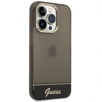 Guess GUHCP14XHGCOK iPhone 14 Pro Max 6.7 &quot;black / black hardcase Translucent