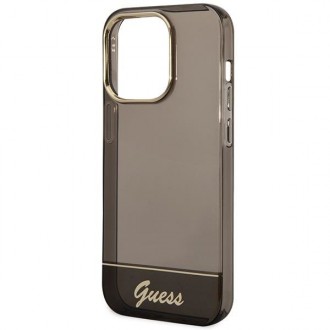 Guess GUHCP14XHGCOK iPhone 14 Pro Max 6.7 &quot;black / black hardcase Translucent