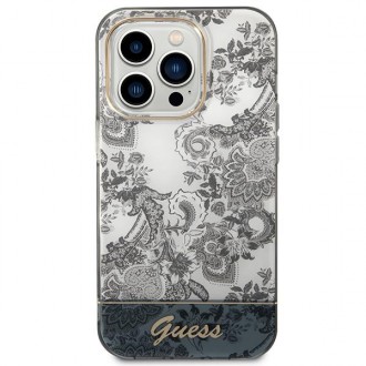 Guess GUHCP14XHGPLHG iPhone 14 Pro Max 6.7 &quot;gray / gray hardcase Porcelain Collection