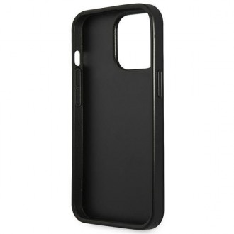 Guess GUHCP14XPSATLK iPhone 14 Pro Max 6,7 &quot;black / black hardcase SaffianoTriangle Logo