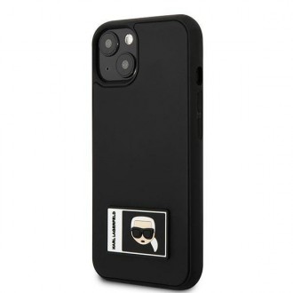 Karl Lagerfeld KLHCP13S3DKPK iPhone 13 mini 5,4 &quot;black / black hardcase Ikonik Patch