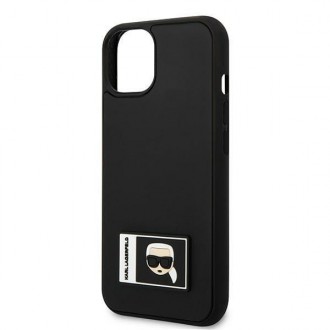 Karl Lagerfeld KLHCP13S3DKPK iPhone 13 mini 5,4 &quot;black / black hardcase Ikonik Patch