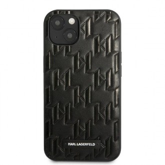 Karl Lagerfeld KLHCP13SMNMP1K iPhone 13 mini 5,4 &quot;hardcase black / black Monogram Plaque