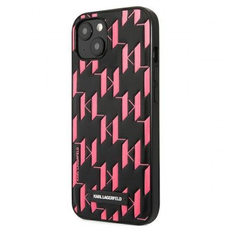 Karl Lagerfeld KLHCP13SMNMP1P iPhone 13 mini 5,4 &quot;hardcase pink / pink Monogram Plaque