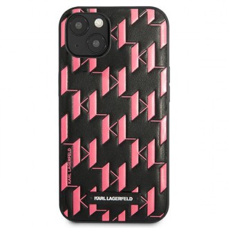 Karl Lagerfeld KLHCP13SMNMP1P iPhone 13 mini 5,4 &quot;hardcase pink / pink Monogram Plaque