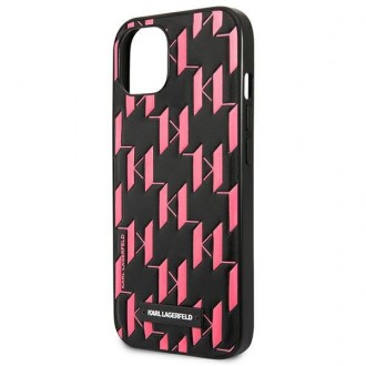 Karl Lagerfeld KLHCP13SMNMP1P iPhone 13 mini 5,4 &quot;hardcase pink / pink Monogram Plaque