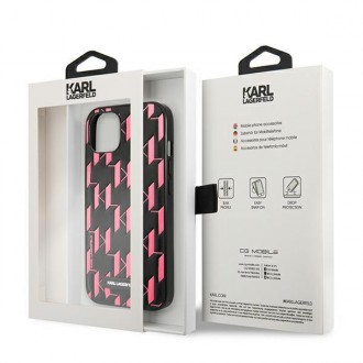 Karl Lagerfeld KLHCP13SMNMP1P iPhone 13 mini 5,4 &quot;hardcase pink / pink Monogram Plaque