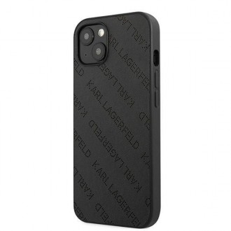 Karl Lagerfeld KLHCP13SPTLK iPhone 13 mini 5,4 &quot;hardcase black / black Perforated Allover