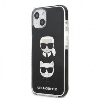 Karl Lagerfeld KLHCP13STPE2TK iPhone 13 mini 5,4 &quot;hardcase black / black Karl &amp; Choupette Head