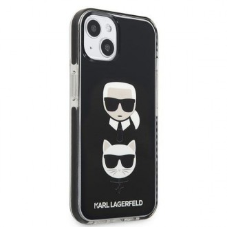 Karl Lagerfeld KLHCP13STPE2TK iPhone 13 mini 5,4 &quot;hardcase black / black Karl &amp; Choupette Head