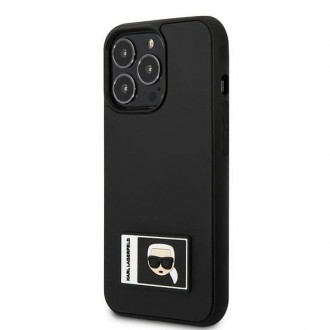 Karl Lagerfeld KLHCP13X3DKPK iPhone 13 Pro Max 6,7" czarny/black hardcase Ikonik Patch