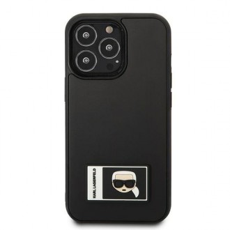 Karl Lagerfeld KLHCP13X3DKPK iPhone 13 Pro Max 6,7" czarny/black hardcase Ikonik Patch