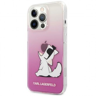 Karl Lagerfeld KLHCP14LCFNRCPI iPhone 14 Pro 6.1 &quot;hardcase pink / pink Choupette Fun