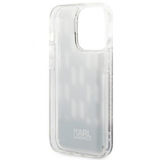 Karl Lagerfeld KLHCP14LLMNMK iPhone 14 Pro 6.1 &quot;hardcase black / black Liquid Glitter Monogram