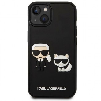 Karl Lagerfeld KLHCP14M3DRKCK iPhone 14 Plus 6,7" czarny/black hardcase Karl&Choupette Ikonik 3D