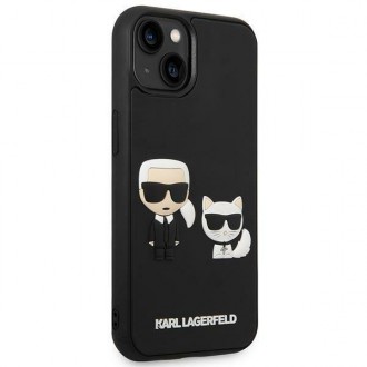 Karl Lagerfeld KLHCP14M3DRKCK iPhone 14 Plus 6,7" czarny/black hardcase Karl&Choupette Ikonik 3D