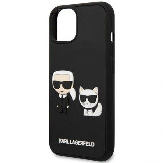 Karl Lagerfeld KLHCP14M3DRKCK iPhone 14 Plus 6,7" czarny/black hardcase Karl&Choupette Ikonik 3D