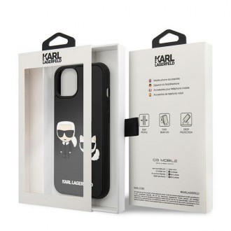 Karl Lagerfeld KLHCP14M3DRKCK iPhone 14 Plus 6,7" czarny/black hardcase Karl&Choupette Ikonik 3D