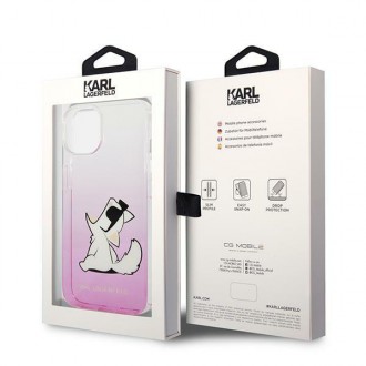 Karl Lagerfeld KLHCP14MCFNRCPI iPhone 14 Plus 6.7 &quot;hardcase pink / pink Choupette Fun