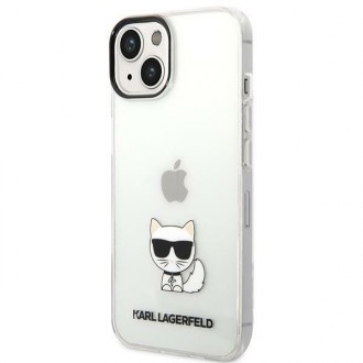 Karl Lagerfeld KLHCP14MCTTR iPhone 14 Plus 6.7 &quot;hardcase clear / transparent Choupette Body