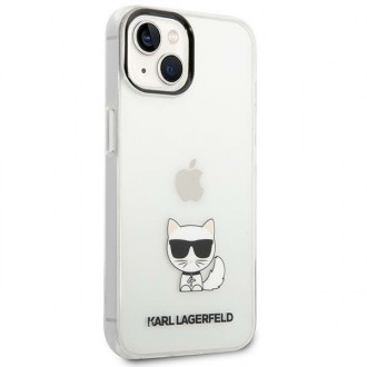 Karl Lagerfeld KLHCP14MCTTR iPhone 14 Plus 6.7 &quot;hardcase clear / transparent Choupette Body