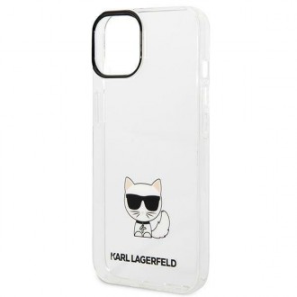 Karl Lagerfeld KLHCP14MCTTR iPhone 14 Plus 6.7 &quot;hardcase clear / transparent Choupette Body