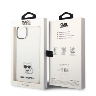 Karl Lagerfeld KLHCP14MCTTR iPhone 14 Plus 6.7 &quot;hardcase clear / transparent Choupette Body