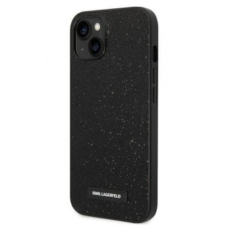 Karl Lagerfeld KLHCP14MG2ELK iPhone 14 Plus 6.7 &quot;hardcase black / black Glitter Plaque Logo