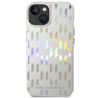 Karl Lagerfeld KLHCP14MLGMMSV3 iPhone 14 Plus 6.7 &quot;hardcase silver / silver Monogram Iridescent