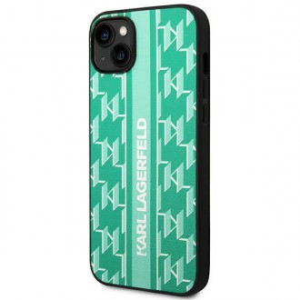 Karl Lagerfeld KLHCP14MPGKLSKN iPhone 14 Plus 6.7 &quot;hardcase green / green Monogram Stripe