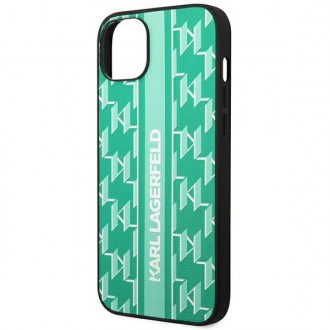 Karl Lagerfeld KLHCP14MPGKLSKN iPhone 14 Plus 6.7 &quot;hardcase green / green Monogram Stripe