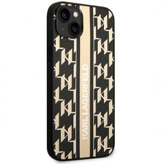 Karl Lagerfeld KLHCP14MPGKLSKW iPhone 14 Plus 6,7 &quot;hardcase brown / brown Monogram Stripe