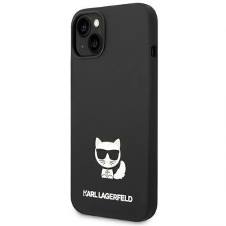 Karl Lagerfeld KLHCP14MSLCTBK iPhone 14 Plus 6.7 &quot;hardcase black / black Silicone Choupette Body