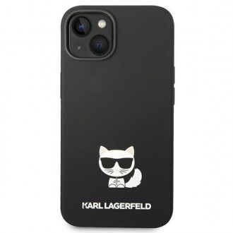 Karl Lagerfeld KLHCP14MSLCTBK iPhone 14 Plus 6.7 &quot;hardcase black / black Silicone Choupette Body