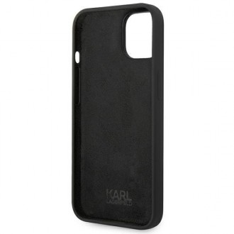 Karl Lagerfeld KLHCP14MSLCTBK iPhone 14 Plus 6.7 &quot;hardcase black / black Silicone Choupette Body