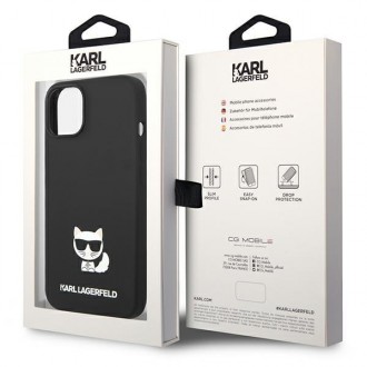 Karl Lagerfeld KLHCP14MSLCTBK iPhone 14 Plus 6.7 &quot;hardcase black / black Silicone Choupette Body