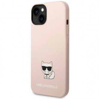 Karl Lagerfeld KLHCP14MSLCTPI iPhone 14 Plus 6.7 &quot;hardcase light pink / light pink Silicone Choupette Body