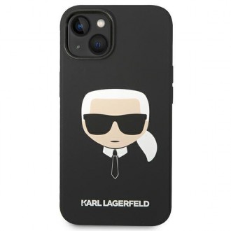 Karl Lagerfeld KLHCP14MSLKHBK iPhone 14 Plus 6.7 &quot;hardcase black / black Silicone Karl`s Head